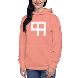 Ladies 99 Overall Premium Rose Pink Hoodie